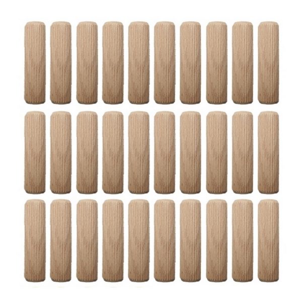 Holzdübel Riffeldübel Holzverbinder 12x80mm 30 Stück (0017)