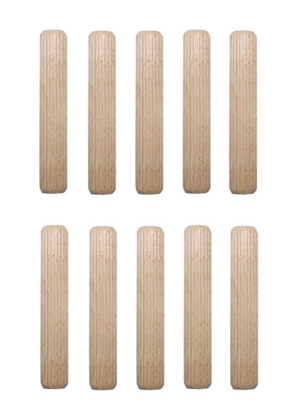 Holzdübel Riffeldübel Holzverbinder 16x80mm 10 Stück (0026)