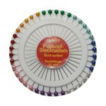 Stecknadelrad Stecknadel Nadel Perlkopf 32mm 40 Nadeln (0972)