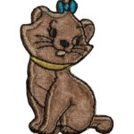 Aufnäher Bügelbild Aufbügler Katze 65x40mm (1011)