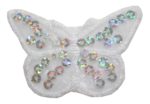 Aufnäher Bügelbild Aufbügler Schmetterling 45x70mm (1024)