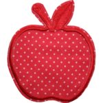 Aufnäher Bügelbild Aufbügler Apfel rot 75x90mm (1076)