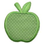 Aufnäher Bügelbild Aufbügler Apfel grün 75x90mm (1077)