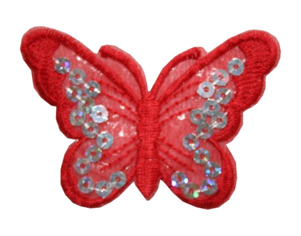 aufnaher-bugelbild-aufbugler-schmetterling-rot-45x70mm-1079 Aufnäher Bügelbild Aufbügler Schmetterling rot 45x70mm (1079)