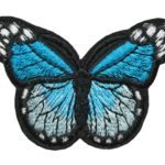 Aufnäher Bügelbild Aufbügler Schmetterling 45x70 mm (1087)