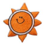 Aufnäher Bügelbild Aufbügler Sonne 50x50 mm (1101)