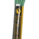 Stickgarn Mouline Stickwolle Stickfaden 8 m grün (2039 - 517)