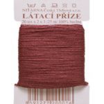 Stopfgarn Stopfwolle Baumwolle Tex 20-2-3 bordeaux weinrot 25 m (3494)