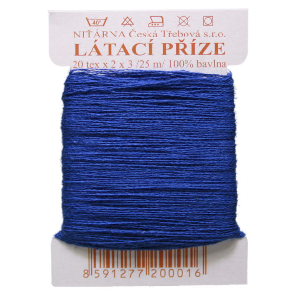 Stopfgarn Stopfwolle Baumwolle Tex 20-2-3 blau 25 m (5564)