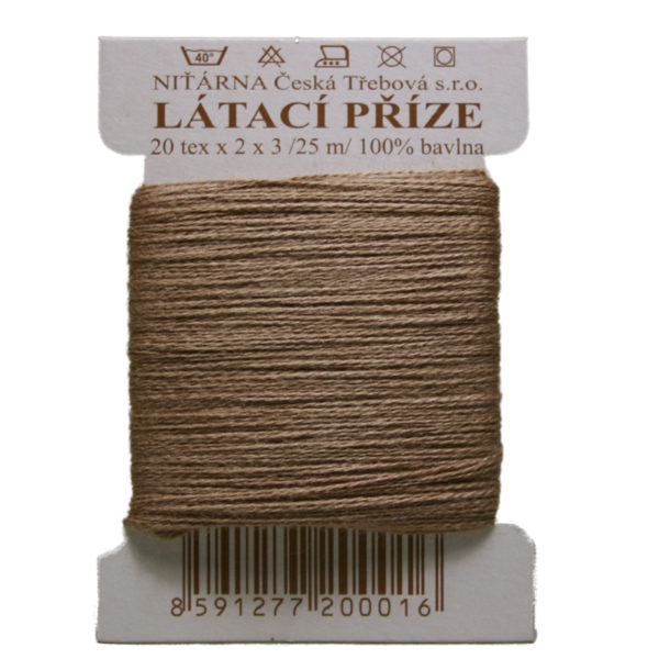 Stopfgarn Stopfwolle Baumwolle Tex 20-2-3 beige 25 m (8844)