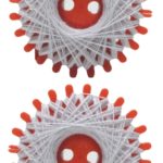 Sternzwirn Polyester 20/3 2x20m weiß 2 Stück (1000)