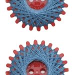 Sternzwirn Polyester 20/3 2x20m blau 2 Stück (1017)