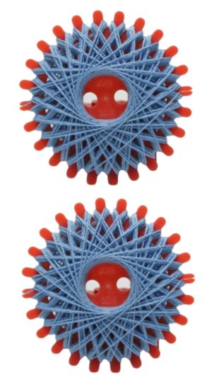 Sternzwirn Polyester 20/3 2x20m hellblau bleu 2 Stück (1018)