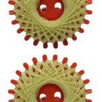 Sternzwirn Polyester 20/3 2x20m hellgelb 2 Stück (1076)