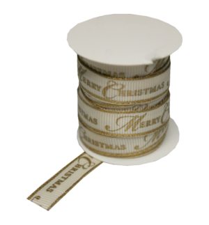 Geschenkband Schleifenband Dekoband gold 3m 10mm (0038)