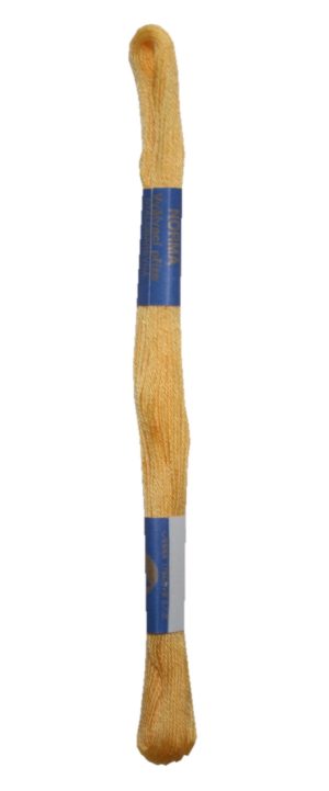 Stickgarn Stickfaden Knüpfgarn 100% Baumwolle 15 m gelb (1142)