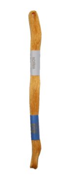 Stickgarn Stickfaden Knüpfgarn 100% Baumwolle 15 m hellorange (1262)