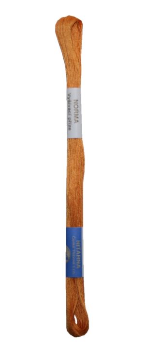 Stickgarn Stickfaden Knüpfgarn 100% Baumwolle 15 m orange (1292)