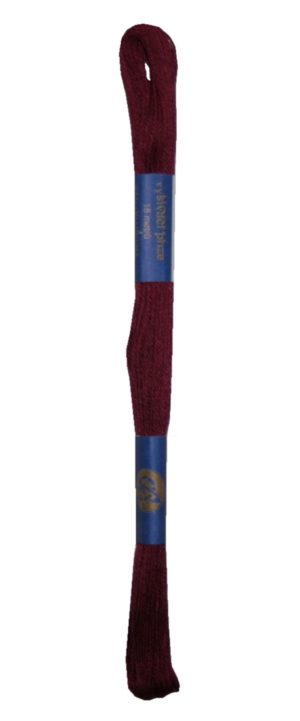 Stickgarn Stickfaden Knüpfgarn 100% Baumwolle 15 m bordeaux (3582)
