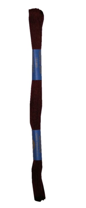 Stickgarn Stickfaden Knüpfgarn 100% Baumwolle 15 m dunkel bordeaux (3592)