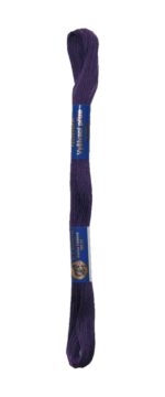 Stickgarn Stickfaden Knüpfgarn 100% Baumwolle 15 m lila (4282)