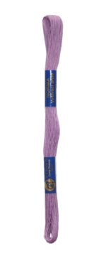 Stickgarn Stickfaden Knüpfgarn 100% Baumwolle 15 m hellviolett (4332)