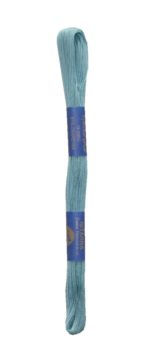 Stickgarn Stickfaden Knüpfgarn 100% Baumwolle 15 m blau (5162)