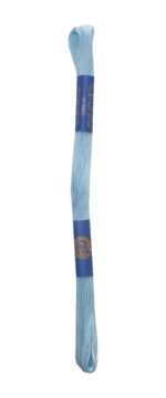 Stickgarn Stickfaden Knüpfgarn 100% Baumwolle 15 m hellblau (5242)
