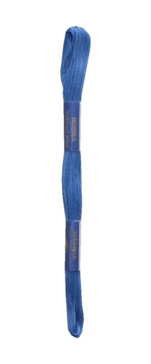 Stickgarn Stickfaden Knüpfgarn 100% Baumwolle 15 m blau (5452)