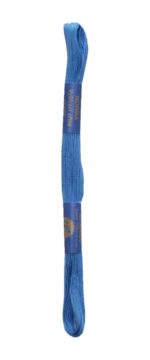 Stickgarn Stickfaden Knüpfgarn 100% Baumwolle 15 m blau (5552)