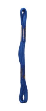 Stickgarn Stickfaden Knüpfgarn 100% Baumwolle 15 m blau (5572)