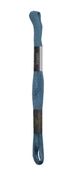Stickgarn Stickfaden Knüpfgarn 100% Baumwolle 15 m blau (5862)