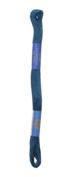 Stickgarn Stickfaden Knüpfgarn 100% Baumwolle 15 m blau (5872)