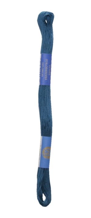 Stickgarn Stickfaden Knüpfgarn 100% Baumwolle 15 m blau (5872)