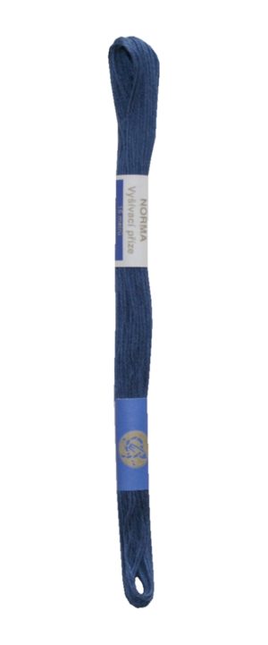 Stickgarn Stickfaden Knüpfgarn 100% Baumwolle 15 m dunkel blau (5882)