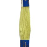 Stickgarn Stickfaden Knüpfgarn 100% Baumwolle 15 m gelb grün (6052)