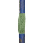 Stickgarn Stickfaden Knüpfgarn 100% Baumwolle 15 m grün (6232)