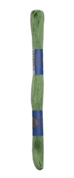 Stickgarn Stickfaden Knüpfgarn 100% Baumwolle 15 m grün (6232)