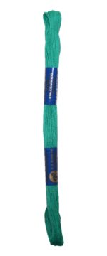 Stickgarn Stickfaden Knüpfgarn 100% Baumwolle 15 m mint grün (6572)