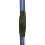 Stickgarn Stickfaden Knüpfgarn 100% Baumwolle 15 m oliv schwarz (6792)