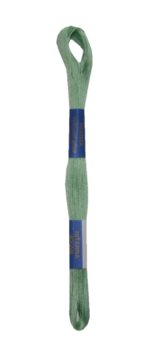 Stickgarn Stickfaden Knüpfgarn 100% Baumwolle 15 m grün (6812)