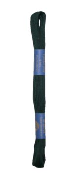 Stickgarn Stickfaden Knüpfgarn 100% Baumwolle 15 m grau schwarz (6992)