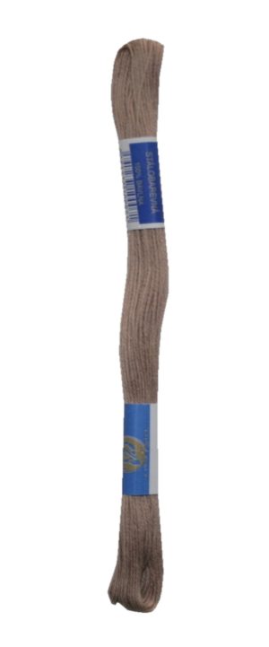 Stickgarn Stickfaden Knüpfgarn 100% Baumwolle 15 m beige (7332)
