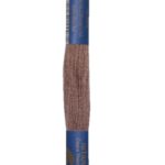 Stickgarn Stickfaden Knüpfgarn 100% Baumwolle 15 m braun (7382)