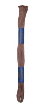 Stickgarn Stickfaden Knüpfgarn 100% Baumwolle 15 m braun (7382)