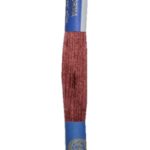 Stickgarn Stickfaden Knüpfgarn 100% Baumwolle 15 m braun (7592)