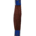 Stickgarn Stickfaden Knüpfgarn 100% Baumwolle 15 m braun (7892)