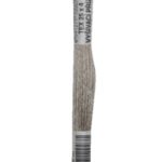 Stickgarn Stickfaden Knüpfgarn 100% Baumwolle 15 m grau (7932)