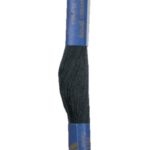 Stickgarn Stickfaden Knüpfgarn 100% Baumwolle 15 m grau schwarz (8872)