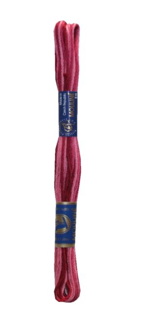 Stickgarn Stickfaden Mouline 100% Baumwolle 8 m bordeaux ombre (3538)